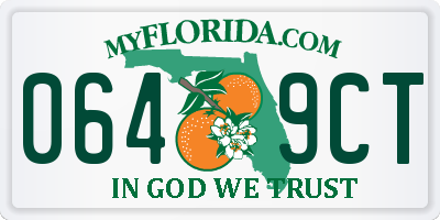 FL license plate 0649CT