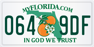 FL license plate 0649DF