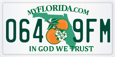 FL license plate 0649FM