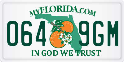 FL license plate 0649GM