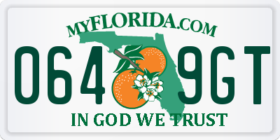 FL license plate 0649GT