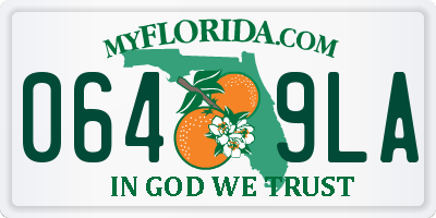FL license plate 0649LA