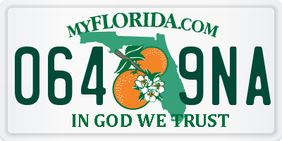 FL license plate 0649NA