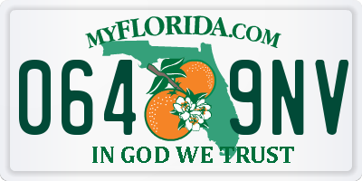 FL license plate 0649NV