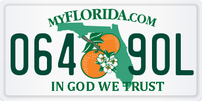 FL license plate 0649OL