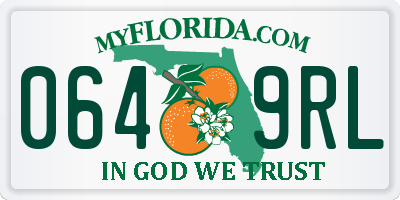 FL license plate 0649RL
