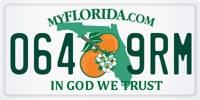 FL license plate 0649RM