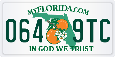 FL license plate 0649TC