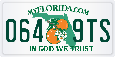 FL license plate 0649TS