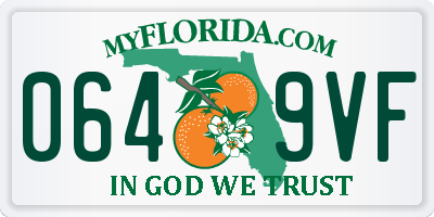 FL license plate 0649VF