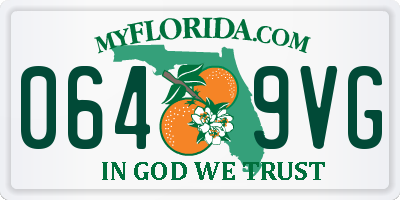 FL license plate 0649VG