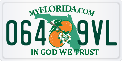 FL license plate 0649VL