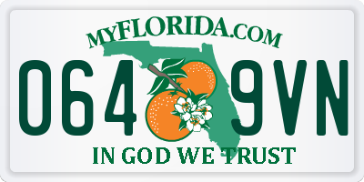 FL license plate 0649VN