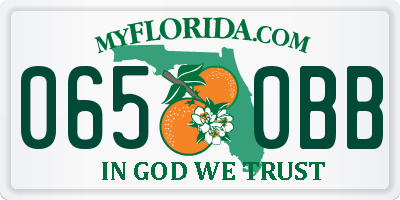 FL license plate 0650BB