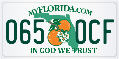 FL license plate 0650CF