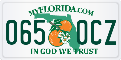 FL license plate 0650CZ