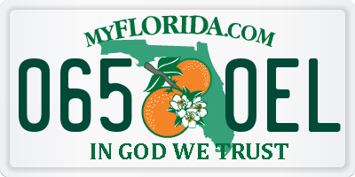 FL license plate 0650EL