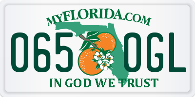 FL license plate 0650GL