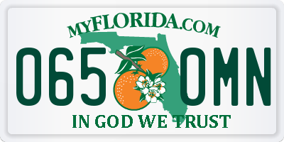 FL license plate 0650MN