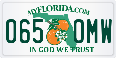 FL license plate 0650MW