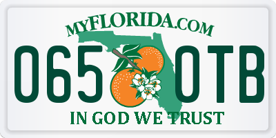 FL license plate 0650TB