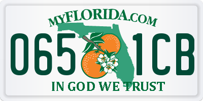 FL license plate 0651CB