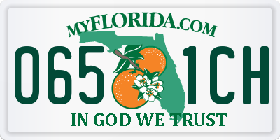 FL license plate 0651CH
