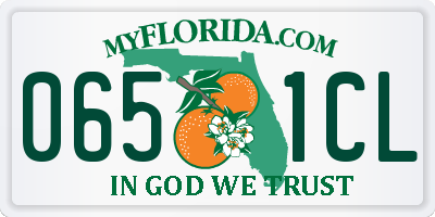 FL license plate 0651CL