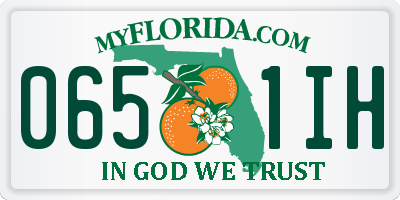 FL license plate 0651IH