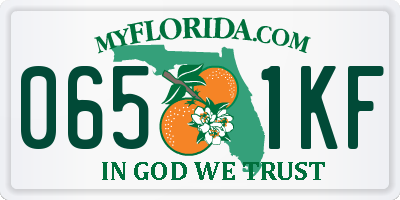 FL license plate 0651KF