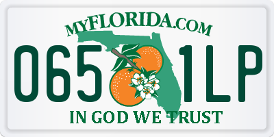 FL license plate 0651LP