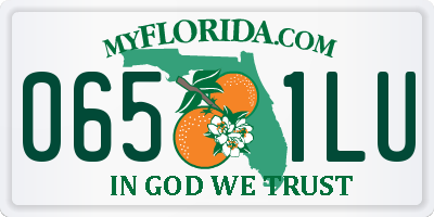 FL license plate 0651LU