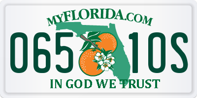 FL license plate 0651OS