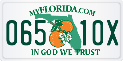 FL license plate 0651OX