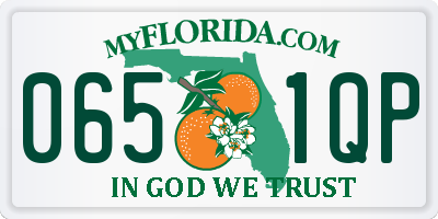 FL license plate 0651QP