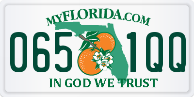 FL license plate 0651QQ