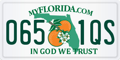 FL license plate 0651QS