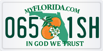 FL license plate 0651SH