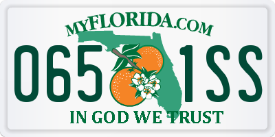 FL license plate 0651SS