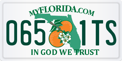 FL license plate 0651TS