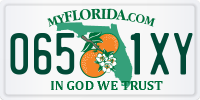FL license plate 0651XY