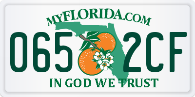 FL license plate 0652CF