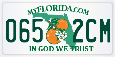 FL license plate 0652CM
