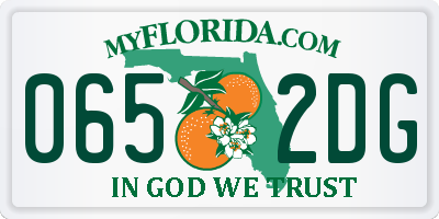 FL license plate 0652DG