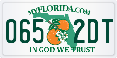 FL license plate 0652DT