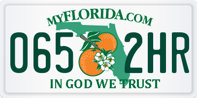 FL license plate 0652HR