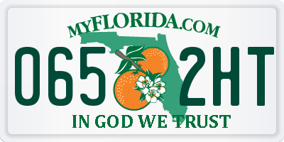 FL license plate 0652HT
