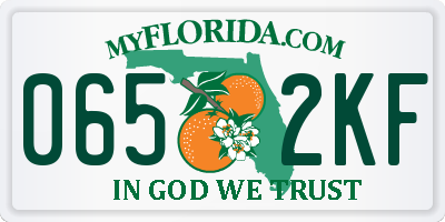FL license plate 0652KF