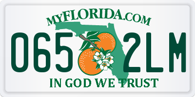 FL license plate 0652LM