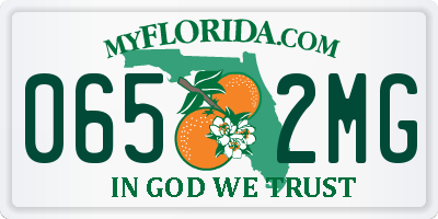 FL license plate 0652MG